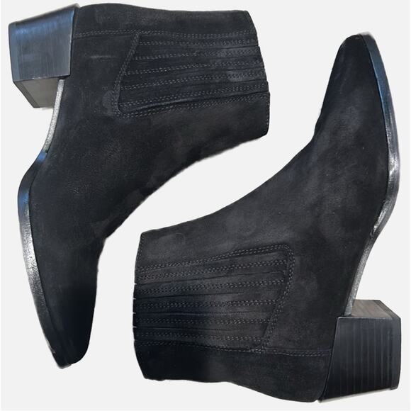 rag & bone ICON Rover Black Suede Bootie - Picture 6 of 14